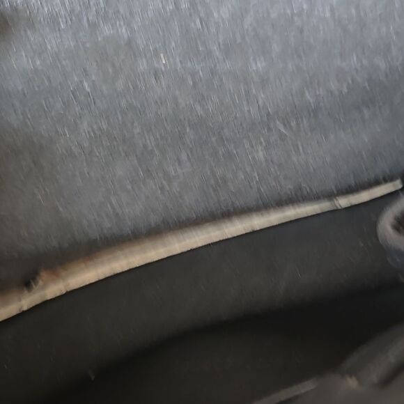 Coach Vintage 90s Black Leather Drawstring Backpack - Picture 9 of 10